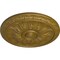 Ekena Millwork Kirke Ceiling Medallion (Fits Canopies up to 3 3/4"), Hand-Painted Gold, 15 3/4"OD x 5/8"P CM16KIGLS - alternate 3